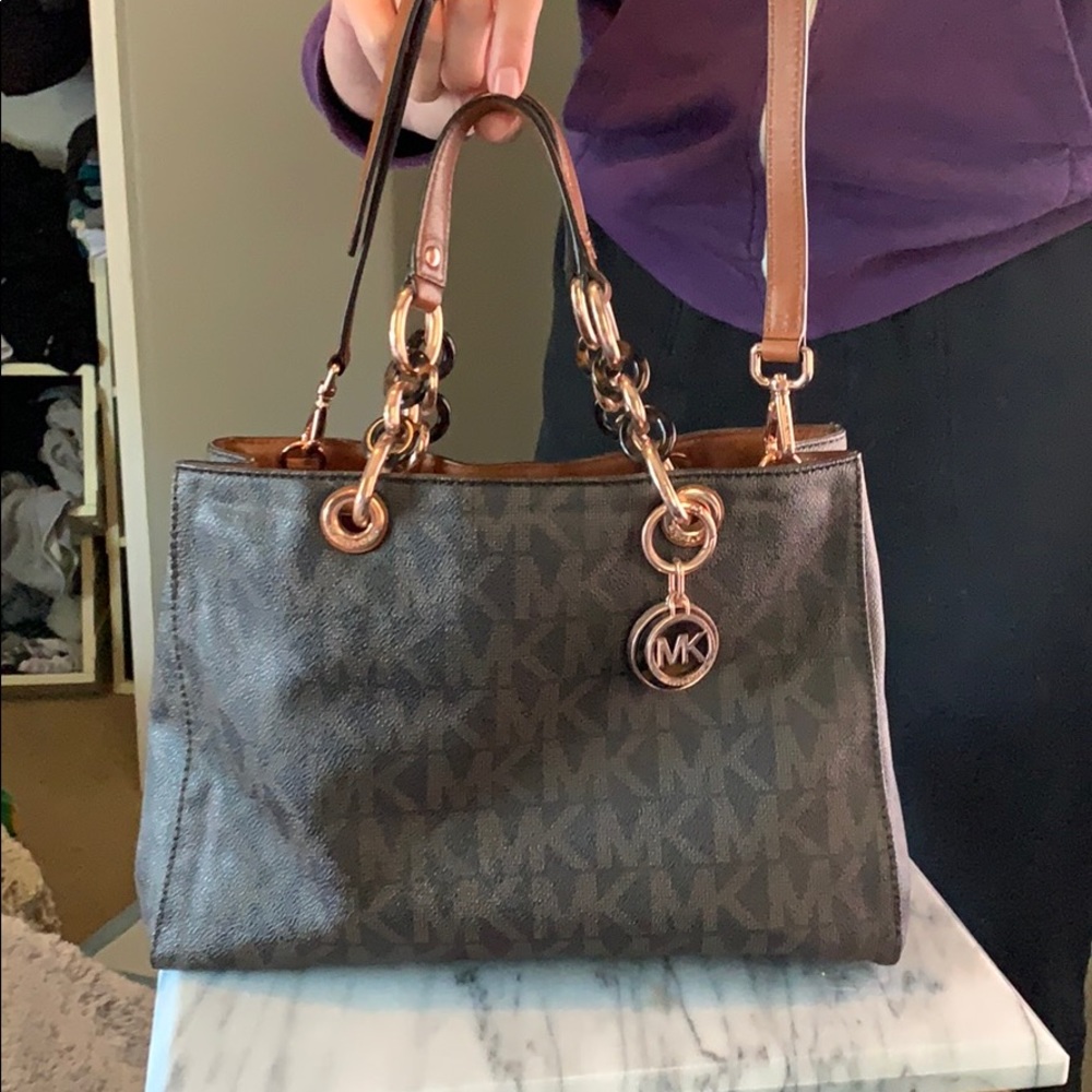 Michael Kors - Leather Chain Link Purse